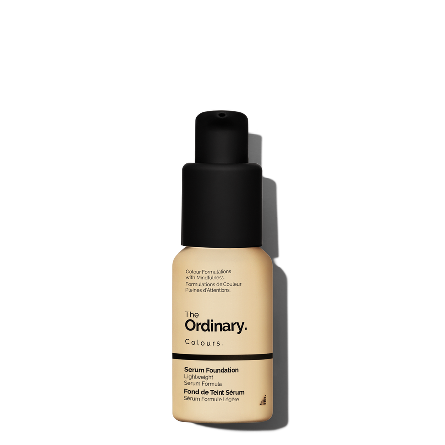 The Ordinary Serum Foundation lightweight pigment with moderate coverage